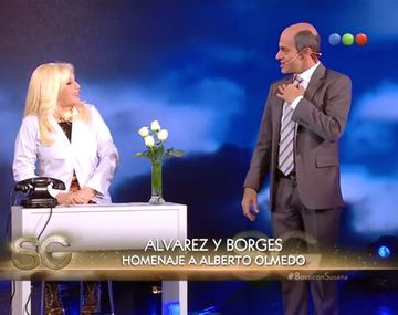 Mirá el reencuentro de Susana y Olmedo