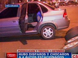Robo y tiroteo en Belgrano por una banda de roba ruedas