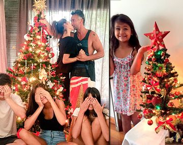 Mirá los árboles de Navidad de los famosos