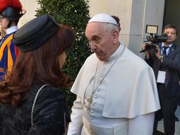tras un almuerzo a solas, culmino el encuentro entre cristina y francisco tras un almuerzo a solas, culmino el encuentro entre cristina y francisco
