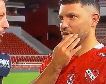 Insólita frase del Kun sobre Independiente: Esta no es mi casa...