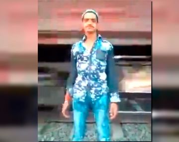 Se hizo el vivo cuando pasaba el tren y terminó mal