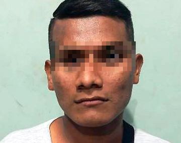 Víctor Hugo Brasil Serrano está acusado del femicidio de María Liz Elizabeth Flores, de 15 años.