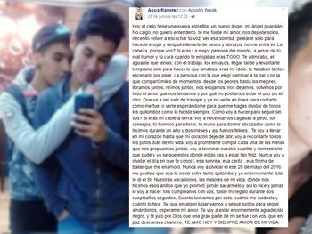 Agustín le escribió una carta a su novio fallecido en la Tragedia de Mendoza