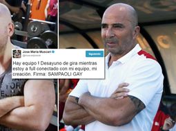 José María Muscari y Sampaoli, dos gotas de agua José María Muscari y Sampaoli, dos gotas de agua