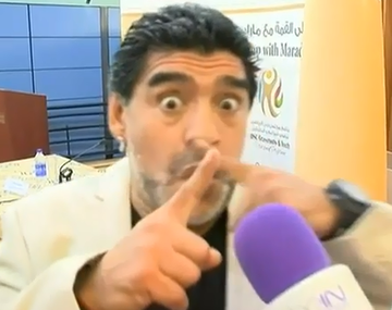 A Maradona le preguntaron si quiere ser presidente de FIFA: así reaccionó