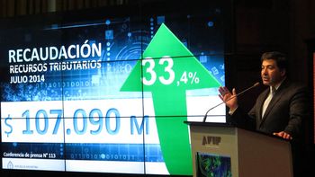 la recaudacion subio un 33,4 por ciento en julio la recaudacion subio un 33,4 por ciento en julio