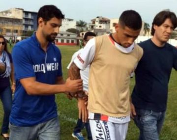 De Lima Alexandre fue detenido en pleno partido