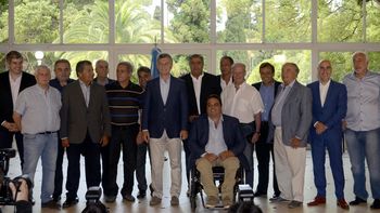 Macri recibió a la cúpula de la CGT, tras la ley de Ganancias Macri recibió a la cúpula de la CGT, tras la ley de Ganancias