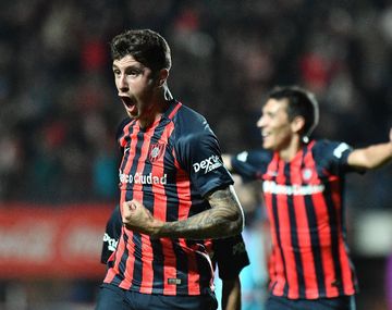 Gol de Senesi para San Lorenzo - Crédito:&nbsp;@argsaf&nbsp;