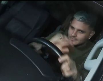 Así se retiró Icardi de la casa de Wanda Nara con sus hijas