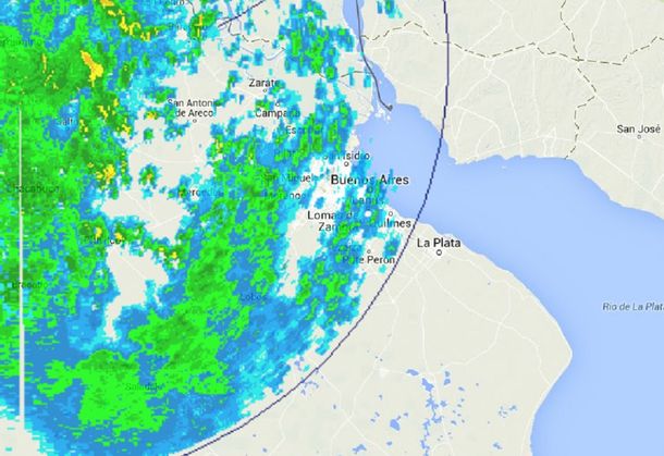 Llegó la lluvia a la Capital y localidades del Conurbano