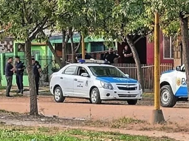 La escena donde fue encontrada muerta la adolescente. Foto: Uno Entre Ríos.