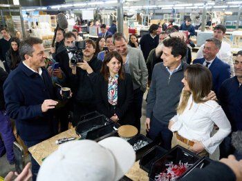Sergio Massa defendió la industria nacional en su visita a una empresa de Tigre
