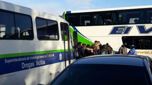 El operativo se desarrolló en el kilómetro 7 de la ruta 88