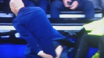 mira el increible accidente de zidane en el triunfo del real madrid