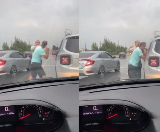 Nordelta: filmaron a dos papás a las piñas en la puerta de un colegio