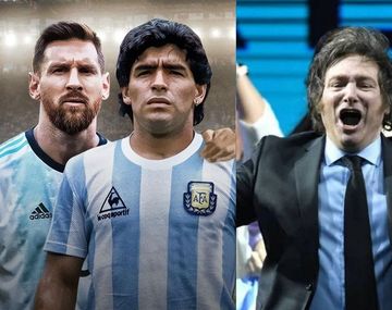 ¿Al lado de Messi y Maradona? La insólita comparación de un seguidor de Milei