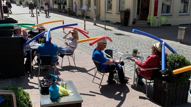 Alemania recupera su normalidad a su manera: flota flotas para marcar la distancia social