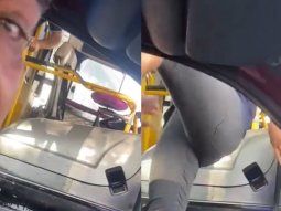 ¿A quién vas a matar, boludo?: la feroz pelea entre un colectivero y un automovilista en Hurlingham