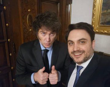 Javier Milei y Ramiro Marra