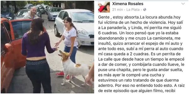 El descargo en Facebook de la mujer acusada de abandonar a su perra