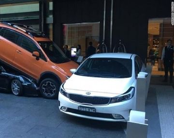 El valet parking le chocó el auto