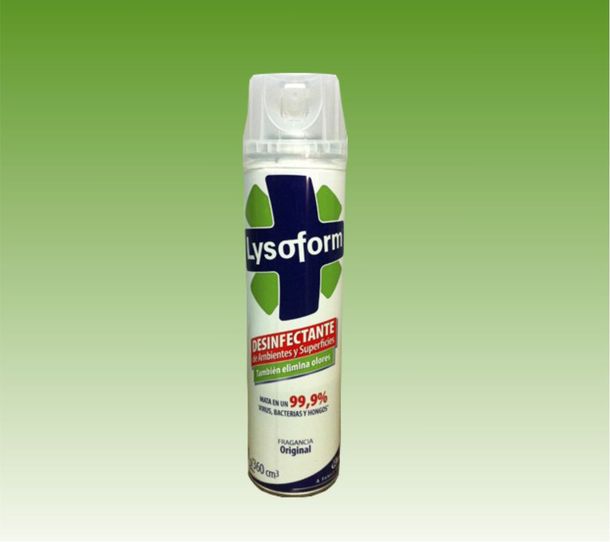 Prohíben el uso y la venta de un lote del desinfectante de ambientes Lysoform