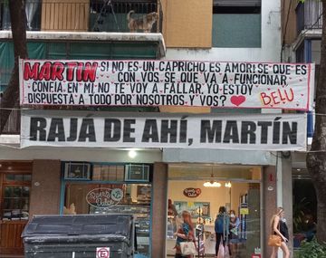 Los memes por el cartel de Belu para Martín
