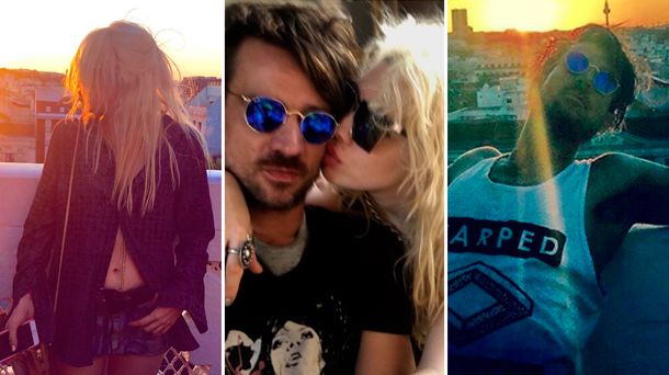 La primera selfie romántica de Militta Bora y Chano Charpentier