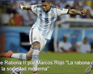 Mirá las cargadas a Marcos Rojo por su rabona