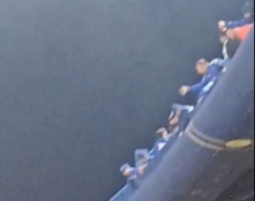 Hinchas de Cruzeiro se burlaron de los de Boca rompiendo billetes de $1.000