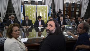 Mirta Petrocini y Roberto Baradel Mirta Petrocini y Roberto Baradel