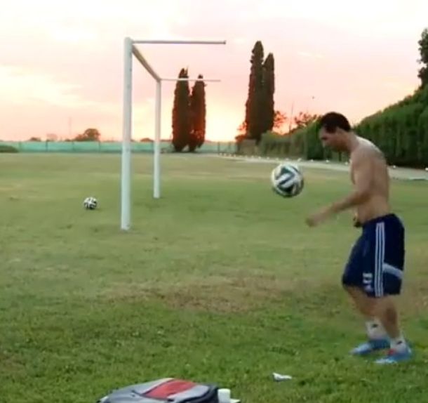 Magia pura: mirá la increíble habilidad de Messi en Rosario