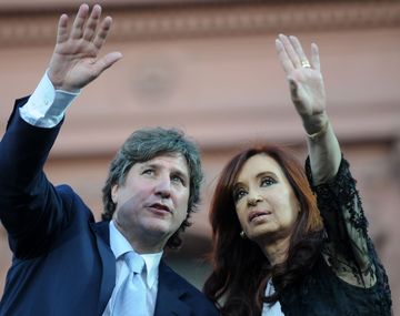 Amado Boudou y Cristina Kirchner
