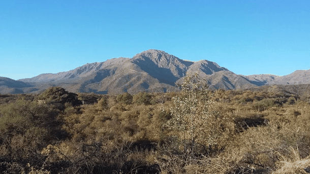 La vista del Cerro Uritorco. La vista del Cerro Uritorco.