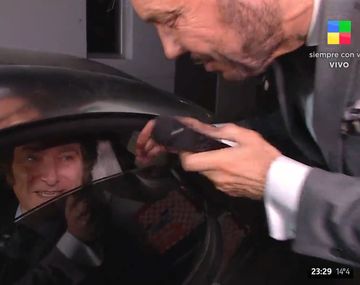 Javier Milei hizo campaña en el Bailando 2023