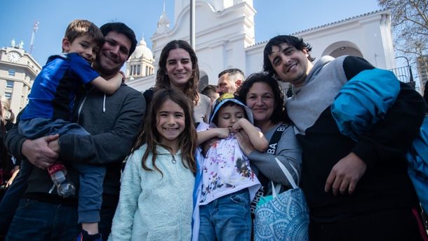 Marcha en apoyo a Cristina Kirchner en Plaza de Mayo