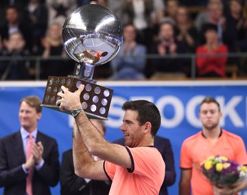 Del Potro levantó en Suecia su 19º trofeo como profesional