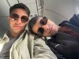 Nacho Lago y su novio Nacho Lago y su novio