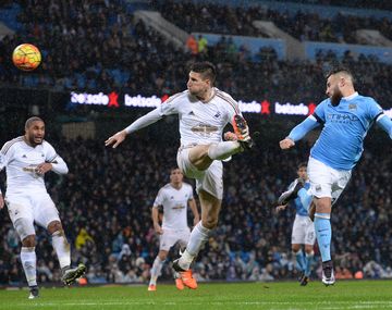El City derrotó al Swansea en un apasionante final