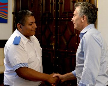 Mauricio Macri recibió al policía investigado por un posible caso de gatillo fácil