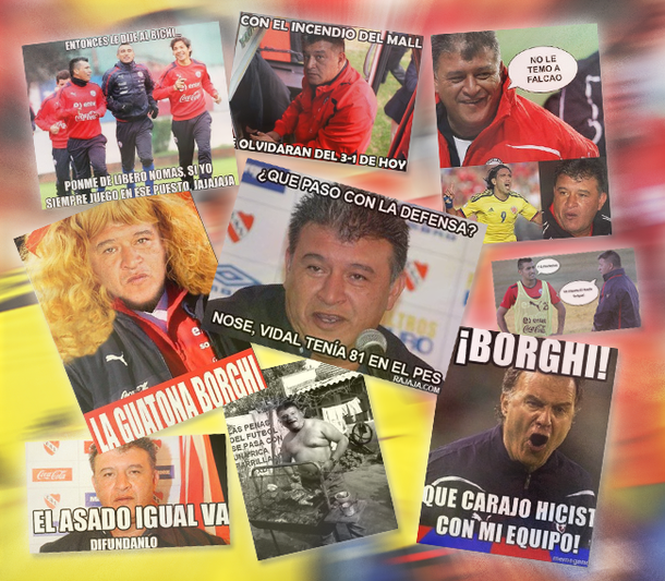 Las cargadas de los chilenos contra el Bichi Borghi