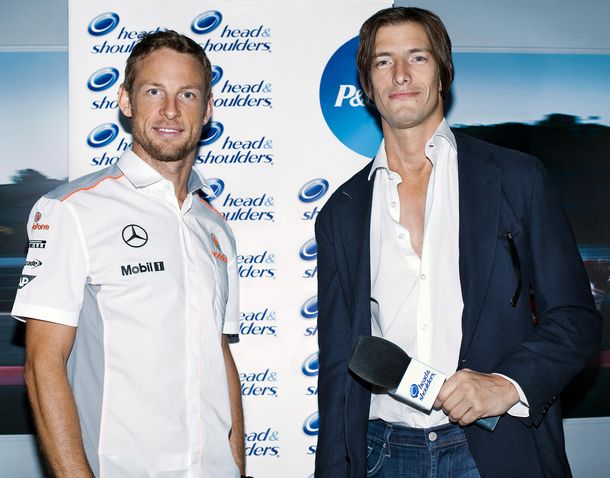 Iván de Pineda viajó a Europa para conocer a Jenson Button