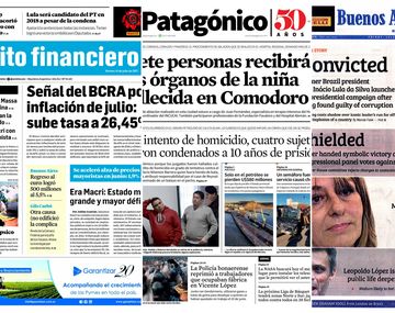 Tapas de diarios del viernes 14 de julio de 2017