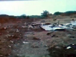 Mirá las primeras imágenes del avión que cayó en Mali