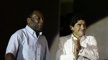 chocan los planetas: maradona y pele compartiran cancha el proximo 8 de junio chocan los planetas: maradona y pele compartiran cancha el proximo 8 de junio