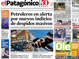 mira las tapas de los diarios