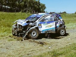 Así quedó el auto del ex tenista cordobés