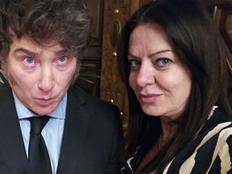 Javier Milei y ministra Sandra Pettovello. Javier Milei y ministra Sandra Pettovello.